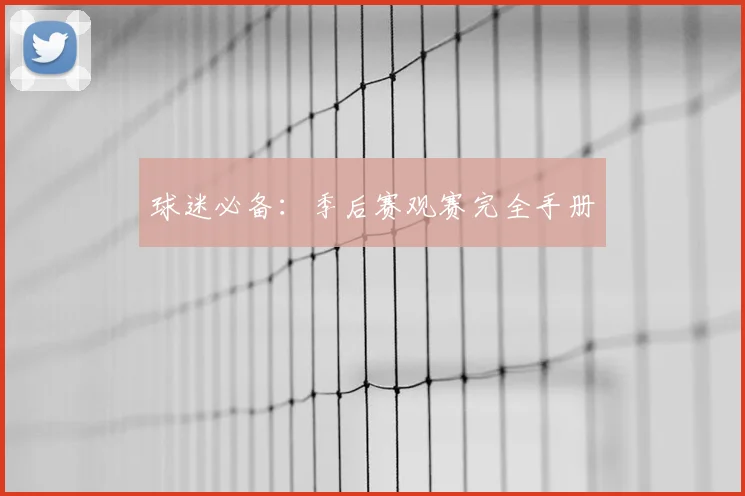 球迷必备：季后赛观赛完全手册