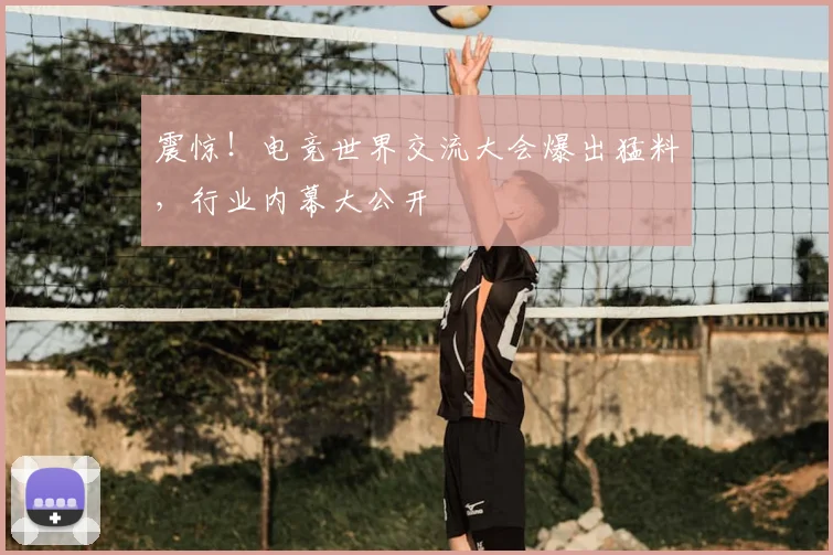 震惊！电竞世界交流大会爆出猛料，行业内幕大公开