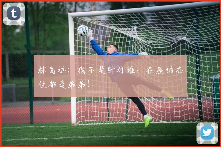 林高远：我不是针对谁，在座的各位都是弟弟！
