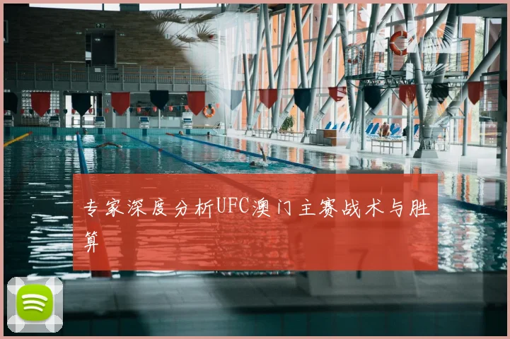 专家深度分析UFC澳门主赛战术与胜算
